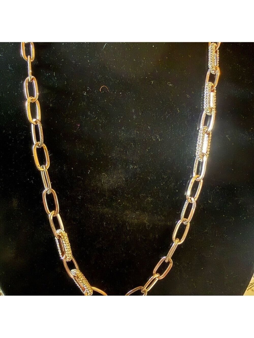 Elegant Paperclip Gold Chain Necklace